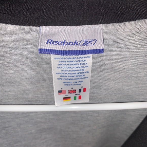 Mens small reebok zip up - Picture 3 of 4